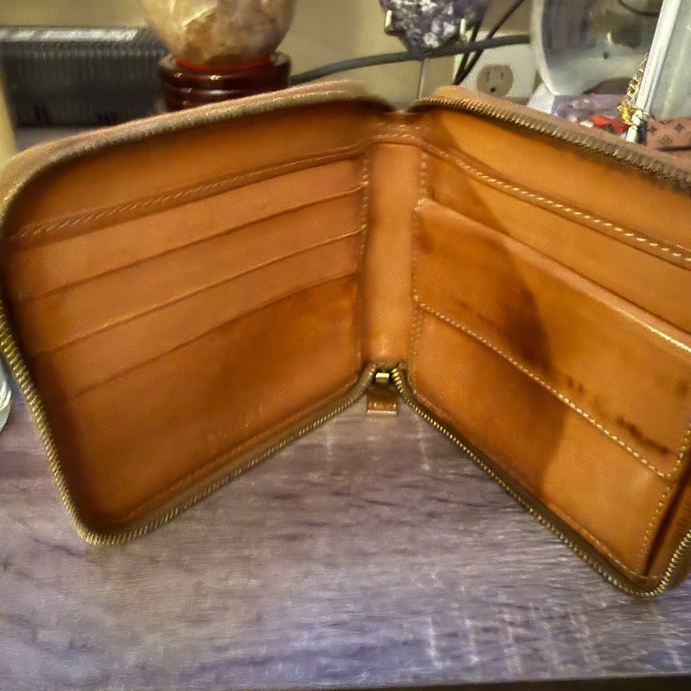 Brown Celine Patterned Small Wallet Pre-Owned Vin… - image 7